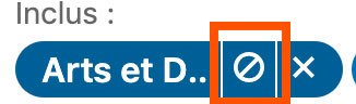 sigle interdit pour exclure