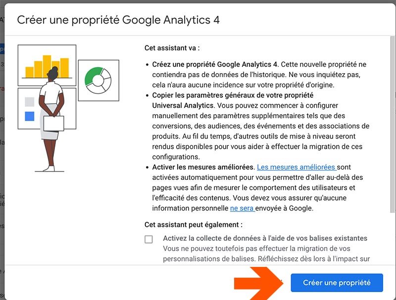 Créer propriété GA4
