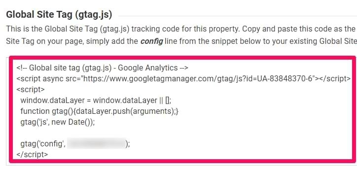 Code Gtag