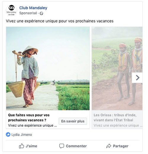 carrousel Facebook