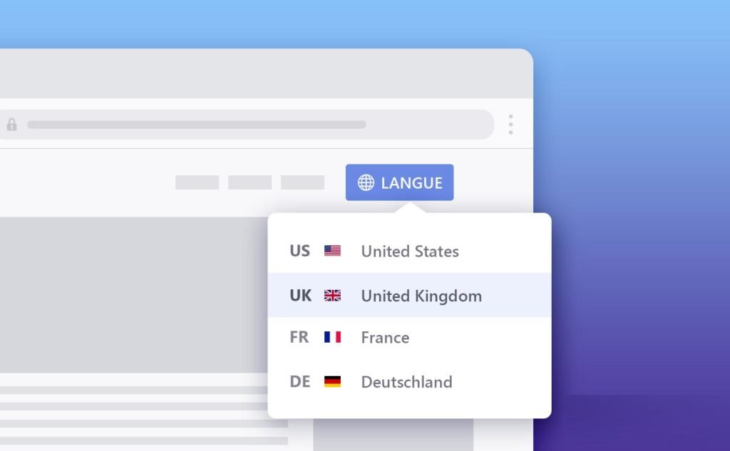 URL canoniques de sites Web multilingues