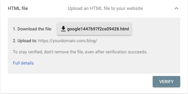 Vérifier propriété avec fichier html